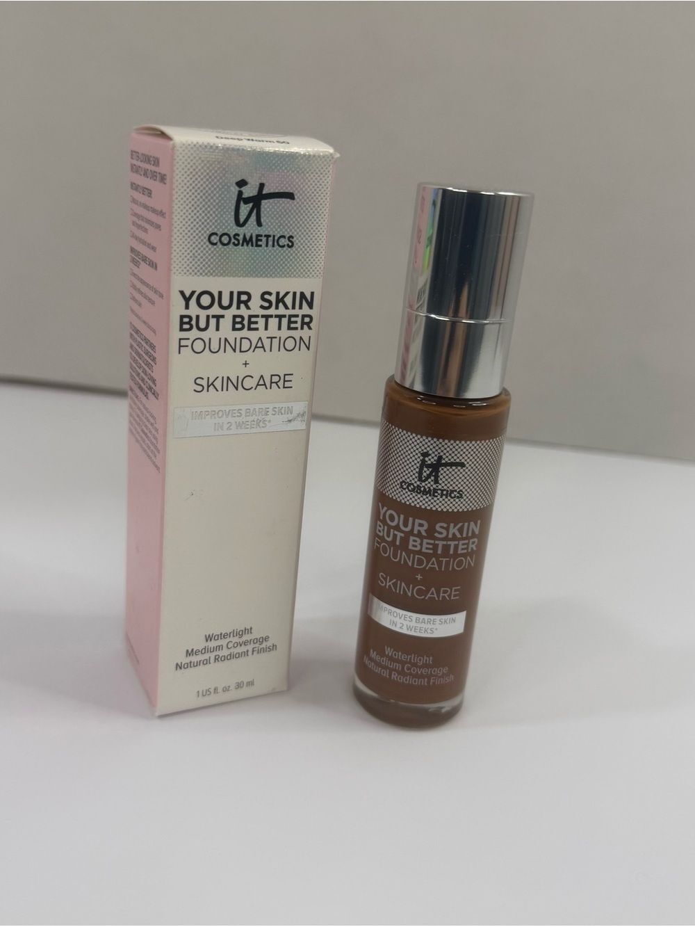 NIB IT Cosmetics Your Skin But Better Foundation 1 oz Deep Warm 60